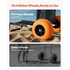 image:imageVEVOR Beach Dolly with Big Wheels for Sand 299 x 154 Cargo Deck w 12 Balloon Wheels 165LBS Loading Capacity Folding Sand Cart amp 27 to 447 Adjustable Height Heavy Duty Cart for Beach30 x 15 Cargo Deck  12 Balloon Wheels