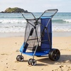 image:imageVEVOR Beach Dolly with Big Wheels for Sand 299 x 154 Cargo Deck w 12 Balloon Wheels 165LBS Loading Capacity Folding Sand Cart amp 27 to 447 Adjustable Height Heavy Duty Cart for Beachw Insulated Cooler Bag