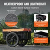 image:imageVEVOR Bike Cargo Trailer 88100160 lbs Load Capacity HeavyDuty Bicycle Wagon Cart Foldable Compact Storage with Universal Hitch88 Lbs