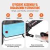 image:imageVEVOR Bike Trailer for Toddlers Kids Single amp Double Seat Options 2in1 Canopy Carrier with Strong Frame Converts to Stroller Tow Behind Foldable Child Bicycle Trailer with Universal Coupler110lb W20in Wheel