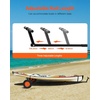 image:imageVEVOR Boat Trailer Dolly 420lbs Load Capacity Carbon Steel Trailer Mover with Adjustable Length 157 in Pneumatic Tires and Nonslip Support Bracket for Moving Kayak Motorboat Fishing Boat420lbs