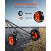 image:imageVEVOR Boat Trailer Dolly 420lbs Load Capacity Carbon Steel Trailer Mover with Adjustable Length 157 in Pneumatic Tires and Nonslip Support Bracket for Moving Kayak Motorboat Fishing Boat420lbs