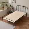 image:imageVEVOR Bunkie Board Twin Size 35 x 71 Foldable Box Spring 04 Thicker Wooden Bed Boards for Under Mattress Bed Slats with No Assembly Required Easytouse Bed Support BoardTwin