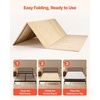 image:imageVEVOR Bunkie Board Twin Size 35 x 71 Foldable Box Spring 04 Thicker Wooden Bed Boards for Under Mattress Bed Slats with No Assembly Required Easytouse Bed Support BoardCalifornia King