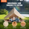 image:imageVEVOR Canvas Tent Bell Yurt 4 Seasons for Camping with Stove Jack Breathable Holds up to 4 People Family Camping Outdoor Hunting Party3m98ft