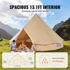 image:imageVEVOR Canvas Tent Bell Yurt 4 Seasons for Camping with Stove Jack Breathable Holds up to 4 People Family Camping Outdoor Hunting Party4m1312ft