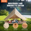 image:imageVEVOR Canvas Tent Bell Yurt 4 Seasons for Camping with Stove Jack Breathable Holds up to 4 People Family Camping Outdoor Hunting Party4m1312ft