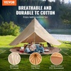 image:imageVEVOR Canvas Tent Bell Yurt 4 Seasons for Camping with Stove Jack Breathable Holds up to 4 People Family Camping Outdoor Hunting Party5m164ft
