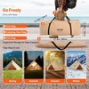 image:imageVEVOR Canvas Tent Bell Yurt 4 Seasons for Camping with Stove Jack Breathable Holds up to 4 People Family Camping Outdoor Hunting Party5m164ft
