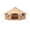 image:imageVEVOR Canvas Tent Bell Yurt 4 Seasons for Camping with Stove Jack Breathable Holds up to 4 People Family Camping Outdoor Hunting Party5m164ftside pole