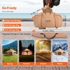 image:imageVEVOR Canvas Tent Bell Yurt 4 Seasons for Camping with Stove Jack Breathable Holds up to 4 People Family Camping Outdoor Hunting Party5m164ftside pole