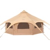 image:imageVEVOR Canvas Tent Bell Yurt 4 Seasons for Camping with Stove Jack Breathable Holds up to 4 People Family Camping Outdoor Hunting Party5m164ftside pole
