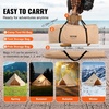 image:imageVEVOR Canvas Tent Bell Yurt 4 Seasons for Camping with Stove Jack Breathable Holds up to 4 People Family Camping Outdoor Hunting Party7m2297ft