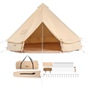 image:imageVEVOR Canvas Tent Bell Yurt 4 Seasons for Camping with Stove Jack Breathable Holds up to 4 People Family Camping Outdoor Hunting Party7m2297ft