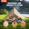 image:imageVEVOR Canvas Tent Bell Yurt 4 Seasons for Camping with Stove Jack Breathable Holds up to 4 People Family Camping Outdoor Hunting Party7m2297ft