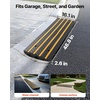 image:imageVEVOR Car Driveway Rubber Curb Ramp 2 Pack 488inchLong Heavy Duty Low Profile Slope Ramps 26 Rise 33069 lbs Load Capacity Reflective Safety Strips for Vehicles RVs and Wheelchairs488inchLong 1 Pack