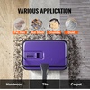 image:imageVEVOR Carpet Sweeper 787 in Sweeping Paths Floor Sweeper Manual Non Electric 300 ml Dustbin Capacity with Comb for Home Office Rugs Hardwood Surfaces Wood Floors Laminate Cleans Dust Pet HairPurple