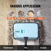 image:imageVEVOR Carpet Sweeper 787 in Sweeping Paths Floor Sweeper Manual Non Electric 300 ml Dustbin Capacity with Comb for Home Office Rugs Hardwood Surfaces Wood Floors Laminate Cleans Dust Pet HairBlue
