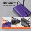 image:imageVEVOR Carpet Sweeper 787 in Sweeping Paths Floor Sweeper Manual Non Electric 300 ml Dustbin Capacity with Comb for Home Office Rugs Hardwood Surfaces Wood Floors Laminate Cleans Dust Pet HairPurple