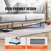 image:imageVEVOR Carpet Sweeper 787 in Sweeping Paths Floor Sweeper Manual Non Electric 300 ml Dustbin Capacity with Comb for Home Office Rugs Hardwood Surfaces Wood Floors Laminate Cleans Dust Pet HairBlue