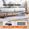 image:imageVEVOR Carpet Sweeper 787 in Sweeping Paths Floor Sweeper Manual Non Electric 300 ml Dustbin Capacity with Comb for Home Office Rugs Hardwood Surfaces Wood Floors Laminate Cleans Dust Pet HairBlack