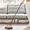 image:imageVEVOR Carpet Sweeper 787 in Sweeping Paths Floor Sweeper Manual Non Electric 300 ml Dustbin Capacity with Comb for Home Office Rugs Hardwood Surfaces Wood Floors Laminate Cleans Dust Pet HairRed