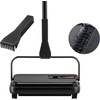 image:imageVEVOR Carpet Sweeper 787 in Sweeping Paths Floor Sweeper Manual Non Electric 300 ml Dustbin Capacity with Comb for Home Office Rugs Hardwood Surfaces Wood Floors Laminate Cleans Dust Pet HairBlack