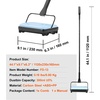 image:imageVEVOR Carpet Sweeper 787 in Sweeping Paths Floor Sweeper Manual Non Electric 300 ml Dustbin Capacity with Comb for Home Office Rugs Hardwood Surfaces Wood Floors Laminate Cleans Dust Pet HairBlue