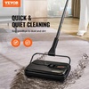image:imageVEVOR Carpet Sweeper 787 in Sweeping Paths Floor Sweeper Manual Non Electric 300 ml Dustbin Capacity with Comb for Home Office Rugs Hardwood Surfaces Wood Floors Laminate Cleans Dust Pet HairBlack