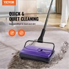 image:imageVEVOR Carpet Sweeper 787 in Sweeping Paths Floor Sweeper Manual Non Electric 300 ml Dustbin Capacity with Comb for Home Office Rugs Hardwood Surfaces Wood Floors Laminate Cleans Dust Pet HairPurple