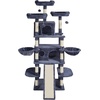 image:imageVEVOR Cat Tree for Indoor Cats 685 Cat Tower with 2 Cat Condos Sisal Scratching Post Hammocks Top Perches Jumping Platforms and Ramp Cat Furniture Activity Center with Hang Balls Light GreyDark Grey