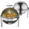 image:imageVEVOR Chafing Dish Buffet Set 8 Qt 6 Pack Stainless Steel Chafer with 6 Full Size Pans Rectangle Catering Warmer Server with Lid Water Pan Stand Fuel Holder for Weddings Parties Banquets SilverSilver