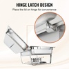 image:imageVEVOR Chafing Dish Buffet Set 8 Qt 6 Pack Stainless Steel Chafer with 6 Full Size Pans Rectangle Catering Warmer Server with Lid Water Pan Stand Fuel Holder for Weddings Parties Banquets SilverSilver