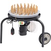 image:imageVEVOR Chicken Plucker Machine 20inch Stainless Steel Drum Feather Plucker Defeathering Equipment with 108 Soft Rubber Plucking Fingers Simple Debris Collection for Chicken Poultry Plucking3 Legs  20 Inch