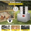 image:imageVEVOR Chicken Plucker Machine 20inch Stainless Steel Drum Feather Plucker Defeathering Equipment with 108 Soft Rubber Plucking Fingers Simple Debris Collection for Chicken Poultry Plucking4 Legs  20 Inch