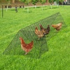 image:imageVEVOR Chicken Tunnels for Yard Metal Poultry Playpen for Outside with Waterproof Cover amp Corner Frames 1181 x 28 x 242 inch LxWxH Easy to Setup Also Widely Used for Ducks Rabbits Geese CoopPanel  Corner  Tarp