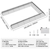 image:imageVEVOR Chicken Tunnels for Yard Metal Poultry Playpen for Outside with Waterproof Cover amp Corner Frames 1181 x 28 x 242 inch LxWxH Easy to Setup Also Widely Used for Ducks Rabbits Geese CoopPanel  Corner  Tarp