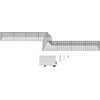 image:imageVEVOR Chicken Tunnels for Yard Metal Poultry Playpen for Outside with Waterproof Cover amp Corner Frames 1181 x 28 x 242 inch LxWxH Easy to Setup Also Widely Used for Ducks Rabbits Geese CoopPanel  Corner  Tarp