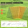 image:imageVEVOR Chicken Tunnels for Yard Metal Poultry Playpen for Outside with Waterproof Cover amp Corner Frames 1181 x 28 x 242 inch LxWxH Easy to Setup Also Widely Used for Ducks Rabbits Geese CoopPanel  Corner  Tarp