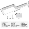 image:imageVEVOR Chicken Tunnels for Yard Metal Poultry Playpen for Outside with Waterproof Cover amp Corner Frames 1181 x 28 x 242 inch LxWxH Easy to Setup Also Widely Used for Ducks Rabbits Geese CoopPanel  Corner  Tarp
