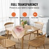 image:imageVEVOR Clear PVC Square Tablecloth 12 x 12 15mm Thick Waterproof Stain Resistant Durable Desk Coffee Table Dining Room Table12 x 12 Square