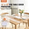 image:imageVEVOR Clear PVC Square Tablecloth 12 x 12 15mm Thick Waterproof Stain Resistant Durable Desk Coffee Table Dining Room Table12 x 12 Square