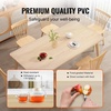 image:imageVEVOR Clear PVC Square Tablecloth 12 x 12 15mm Thick Waterproof Stain Resistant Durable Desk Coffee Table Dining Room Table12 x 24 Rectangular