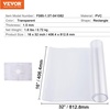image:imageVEVOR Clear PVC Square Tablecloth 12 x 12 15mm Thick Waterproof Stain Resistant Durable Desk Coffee Table Dining Room Table32 x 16 Rectangular