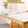 image:imageVEVOR Clear PVC Square Tablecloth 12 x 12 15mm Thick Waterproof Stain Resistant Durable Desk Coffee Table Dining Room Table36 x 60 Rectangular