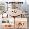 image:imageVEVOR Clear PVC Square Tablecloth 12 x 12 15mm Thick Waterproof Stain Resistant Durable Desk Coffee Table Dining Room Table42 Round
