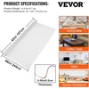image:imageVEVOR Clear PVC Square Tablecloth 12 x 12 15mm Thick Waterproof Stain Resistant Durable Desk Coffee Table Dining Room Table42 x 96 Rectangular