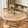 image:imageVEVOR Clear PVC Square Tablecloth 12 x 12 15mm Thick Waterproof Stain Resistant Durable Desk Coffee Table Dining Room Table48 Round