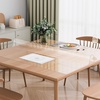 image:imageVEVOR Clear PVC Square Tablecloth 12 x 12 15mm Thick Waterproof Stain Resistant Durable Desk Coffee Table Dining Room Table48 x 48 Square