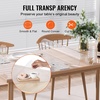 image:imageVEVOR Clear PVC Square Tablecloth 12 x 12 15mm Thick Waterproof Stain Resistant Durable Desk Coffee Table Dining Room Table60 x 30 Rectangular